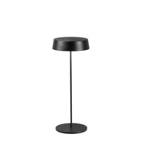 Na stůl - FAN LED-COCKTAIL-NER Nabíjecí venkovní stolní svítidlo COCKTAIL černá, kov, 20,2 W, 192 lm, 3000 K, stmívatelné, IP54, 29,5 x 12 x 12 cm - FANEUROPE