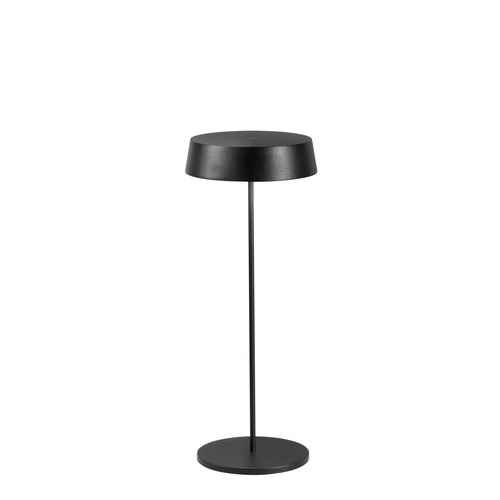 Na stůl - FAN LED-COCKTAIL-NER Nabíjecí venkovní stolní svítidlo COCKTAIL černá, kov, 20,2 W, 192 lm, 3000 K, stmívatelné, IP54, 29,5 x 12 x 12 cm - FANEUROPE - foto 1