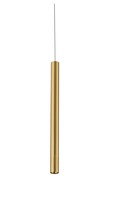 Subtilní - FAN LED-OBOE-SM ORO Závěsné svítidlo 3‑fázový systém LED BINARIO OBOE zlatá hliník 3,5 W 240 lm 4000 K 185 x 2,5 cm - FANEUROPE
