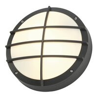 Nástěnná - LA 229085 Venkovní svítidlo BULAN mřížka nástěnná antracit 230V E27 2x25W  - BIG WHITE (SLV)