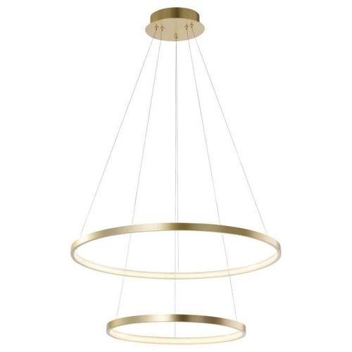 Kruhová - LD 11525-12 CIRCLE LED závěsné svítidlo, kruhové, Ø50cm, zlatá 3000K - LEUCHTEN DIREKT / JUST LIGHT - foto 1