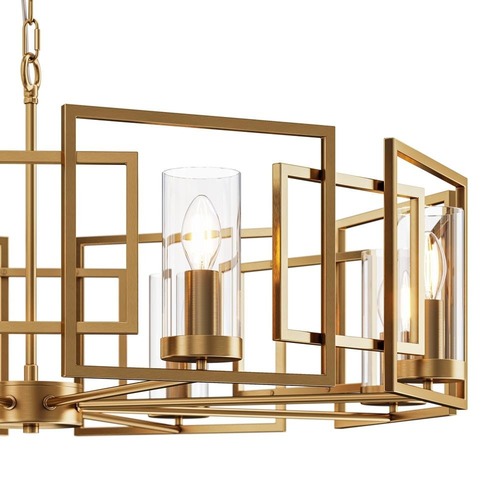 Dekorativní - M H009PL-08G Závěsné svítidlo Bowi E14 8x40W zlatá kov designové - MAYTONI - foto 1