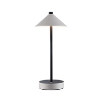 Stolní lampy dekorační - P 71176 Mobilní stolní lampa Pellini CCT 2W černá mat/béžová - PAULMANN