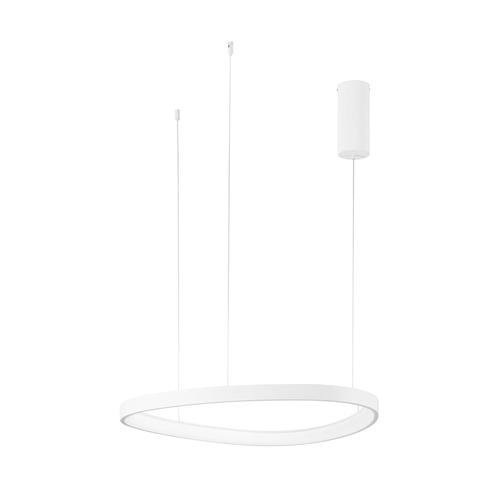 Kruhová - FAN LED-KLAPTON-S65-BCO Závěsné LED svítidlo KLAPTON bílá, 58 W, 8360 lm, CCT, 65 x 150 cm - FANEUROPE - foto 1