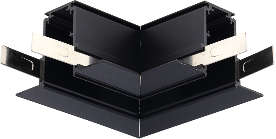 Magnetický kolejnicový systém a příslušenství Optonica - Zapuštěný roh pro magnetický traťový systém - foto 1