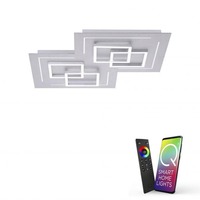 Hranatá - PN 8181-95 Q-LINEA, LED stropní svítidlo, Smart Home 2700-5000K - PAUL NEUHAUS