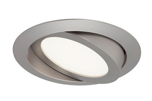 Kruhová - BRI 7285-032 3ks sada LED vestavné svítidlo, pr. 14 cm, 8 W, matný nikl - BRILONER