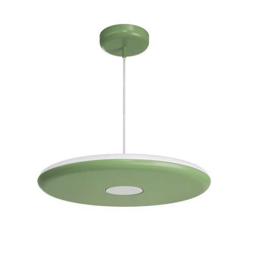 Kruhová - OS ZET60092 ZETA ST2 PF závěsné plastové svítidlo zelená / bílá IP40 3000 K 38W LED - OSMONT - foto 1