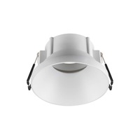 Kruhová - LA 1007450 NEW TRIA® 75 kroužek pro vestavbu do stropu, prohloubený, nástavec, D: 8,2 H: 4,9 cm, IP 20, bílá - BIG WHITE (SLV)