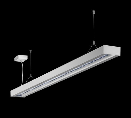Technická - HAL 121-501M-20GGE/840, W Závěsné svítidlo ZULI bílé 1135x125x50mm 43W 4000K 5720lm (121-501M-20GGE/840, W) - HALLA - foto 1