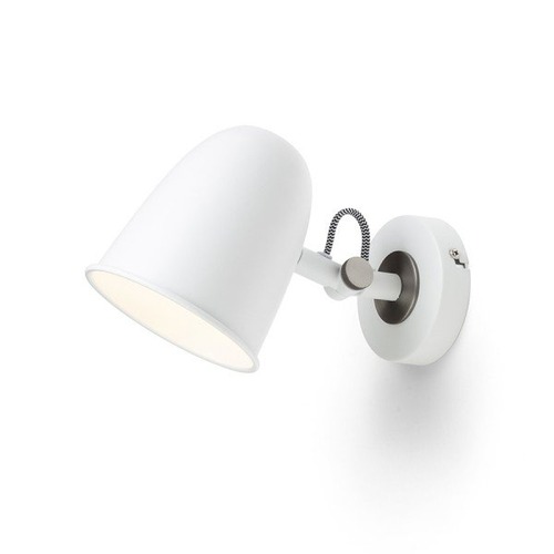 Bodová - RED R14185 DANNY nástěnná bílá matný nikl 230V E14 5W - RED - DESIGN RENDL - foto 1