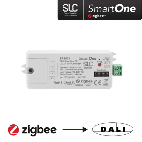 Stmívače - SLC S24021 SLC SmartOne Zigbee to DALI DT8/1-10V Converter Mono/TW/RGB/RGB+TW - TLG - foto 1