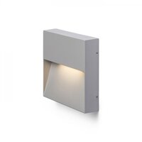 Nástěnná - RED R12543 AQILA SQ nástěnná šedá 230V LED 6W IP54 3000K - RED - DESIGN RENDL
