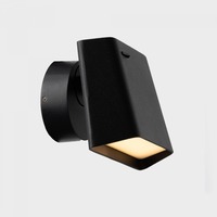 Bodová - KHL K50700.01.WS.BK-BK.ST.8.30 WALLY nástěnné svítidlo 120X80 mm černá 6 W CRI >80 3000K Non-Dimm  - KOHL-Lighting