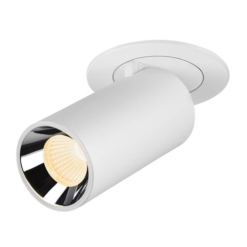 Kruhová - LA 1006950 NUMINOS® PROJECTOR S stropní zápustné svítidlo, 3000 K, 20°, válcové, bílé/chrom - BIG WHITE (SLV) - foto 1