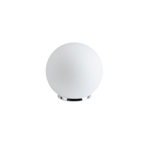 Stolní lampy dekorační - OS BIA50536 BIANCA 2 stolní skleněná lampa chrom / bílá IP40 40W E27 (původní kód OS 50536) - OSMONT - foto 1