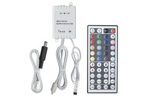 Ovladače pro vícebarevné LED pásky, RGB, RGBW - P 70202 Function yourLED RGB-Control 12V DC s dálk.ovládáním plast - PAULMANN