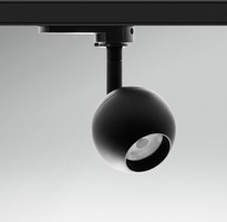 Svítidla - CEN RGMSNE-106540 Svítidlo pro 3fázovou lištu REGIA SHOP MINI SPHERE černá LED 10W 4000K CRI90 UGR16 - CENTURY