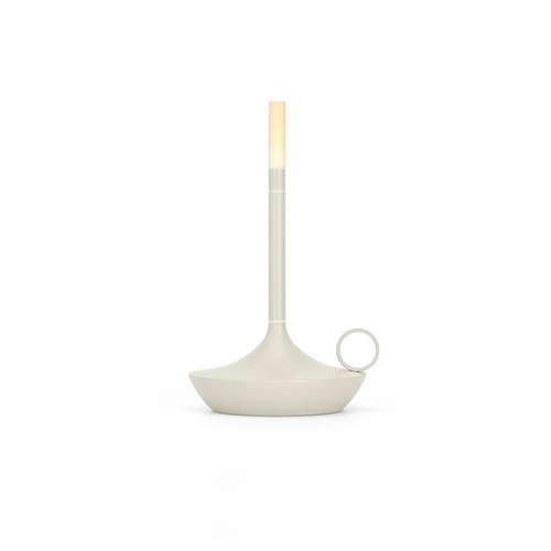 Na stůl - GRAY GP2046-MG Designová přenosná stolní lampa Wick S PRO světle šedá 120x165mm LED 1W 2600K IP65 - Graypants - foto 1