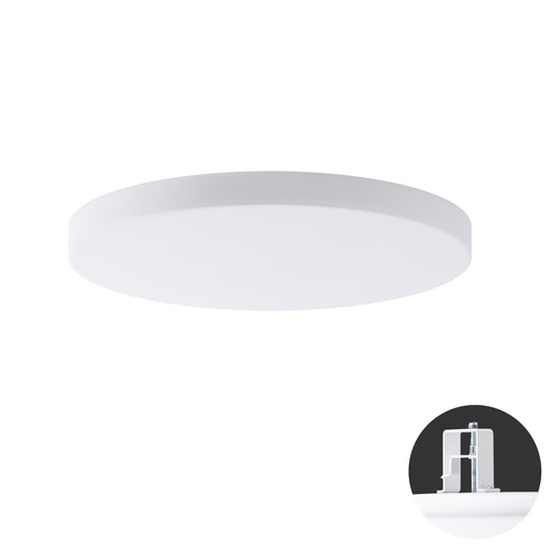 Koupelnová - OS CAR67171 CARINA V2 stropní/nástěnné skleněné polovestavné svítidlo bílá IP44 3000 K 33W LED DALI (původní kód OS 67171) - OSMONT - foto 1