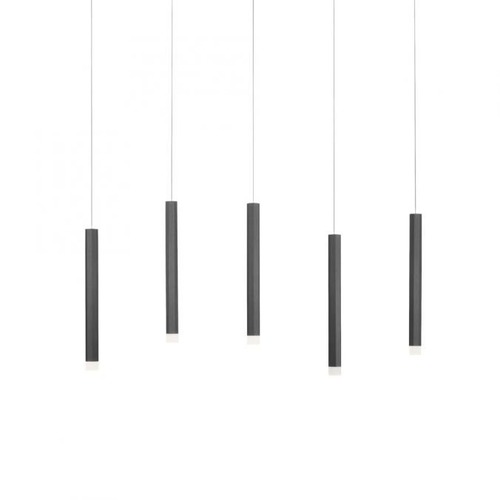 Vícečetná - LD 15205-18 UKONČENA VÝROBA - BRUNO svítidlo závěsné černé 5x LED 4,8W 3000K IP20 - LEUCHTEN DIREKT / JUST LIGHT - foto 1