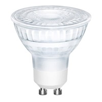 GU10/GZ10 - NOR 5184002821 LED žárovka reflektor GU10 450lm Dim Glass čirá - NORDLUX
