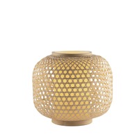 Stolní lampy dekorační - FAN I-ZEN-LUME Stolní lampa LUME ZEN OCRA, 1xE27, 36 x 36 x 31 cm - FANEUROPE