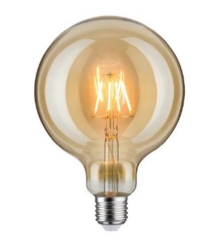E27 - P 28403 1879 LED žárovka Vintage Globe 125 6W E27 230V 1700K 420lm zlatá - PAULMANN - foto 1