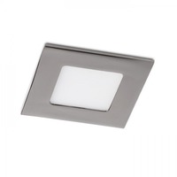 Hranatá - RED R12186 SLENDER SQ 8 zápustná černý chrom 230V LED 3W 3000K - RED - DESIGN RENDL
