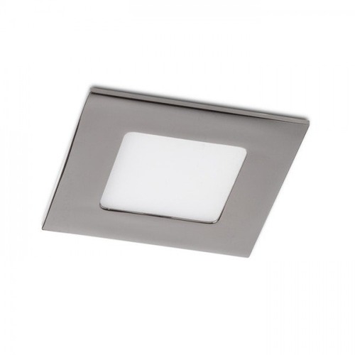 Hranatá - RED R12186 SLENDER SQ 8 zápustná černý chrom 230V LED 3W 3000K - RED - DESIGN RENDL - foto 1