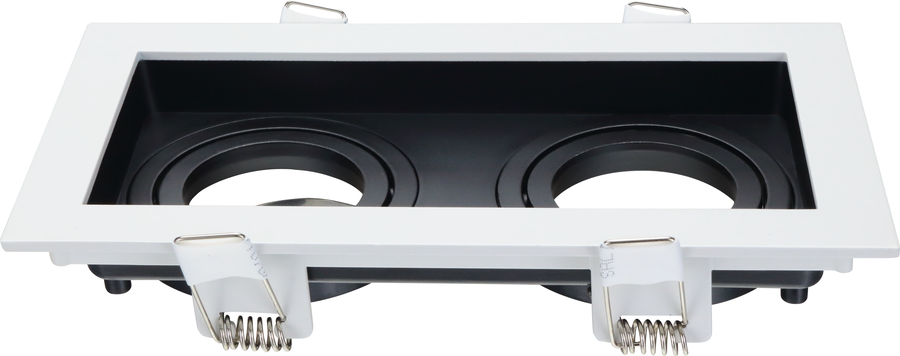 Svítidla na žárovky GU10 Optonica - Svítidlo Svítidlo Čtvercové Hliníkové Bílé/Černé Max 35W - foto 1