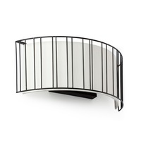 Dekorativní - FARO 29310 LINDA nástěnná lampa, černá - FARO