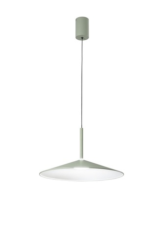Kónická - FAN LED-KHAN-S48-VER Závěsné LED svítidlo Khan (zelená) 18W CCT 2700/3500K 48x200 cm - FANEUROPE - foto 1