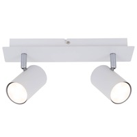 Bodová - BRILO 2857-026 Bodové svítidlo 29 cm 2xGU10 40W bílé - BRILO