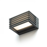 Nástěnná - RED R13564 CLAIRE 14 nástěnná antracitová mléčný akryl 230V LED 6W IP54 3000K - RED - DESIGN RENDL