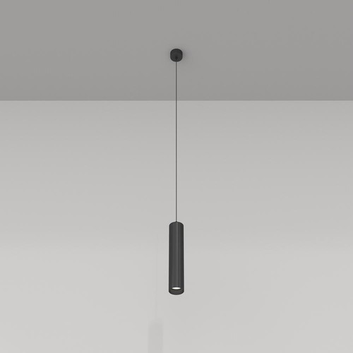 Válec - M P075PL-01B Závěsné svítidlo Focus GU10 50W černý hliník - MAYTONI - foto 1