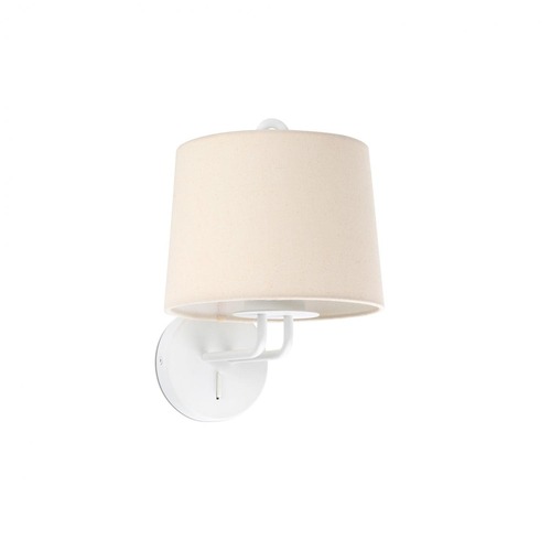 Dekorativní - FARO 24030-02 MONTREAL nástěnná lampa, bílá/béžová - FARO - foto 1