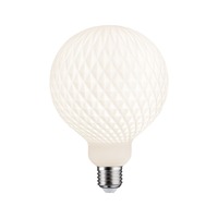 E27 - P 29077 White Lampion Filament 230V LED Globe G125 E27 4,3W 3000K stmívatelné bílá - PAULMANN