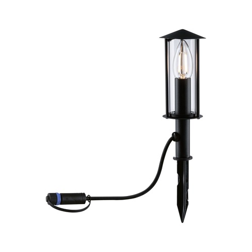 Zapuštěná - P 94323 Plug &amp; Shine sloupkové svítidlo klasické Mini IP44 2W 24V antracit E14 - PAULMANN - foto 1