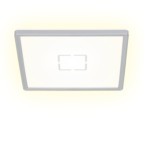 Hranatá - BRI 3390-014 Slim svítidlo LED panel, 29,3 cm, 2400 lm, 18 W, stříbrná - BRILONER - foto 1