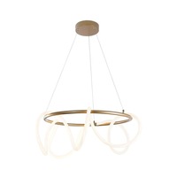 Dekorativní - ZUMA 003064-026627 Závěsné svítidlo 20006PL-GD BALBO zlatá - ZUMALINE