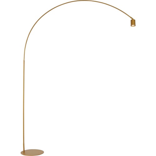 Stojací lampy - FAN I-MAISON-PT-ORO Stojací lampa Piantana Maison, nastavitelná, zlatá, 1 x GU10, 185 x 35 x 224 cm - FANEUROPE - foto 1