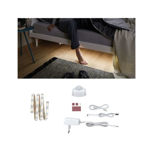 Dekorační - P 70955 YourLED Night Comfort sada 1m teplá bílá Bettlicht pohybový senzor - PAULMANN - foto 1