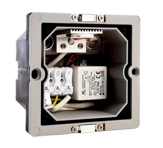 Zapuštěná - IMPR 763025 Deko-Light vestavné svítidlo do zdi Light Base II COB Outdoor 230V 1,30 W 3000 K 55 lm 96 šedá - LIGHT IMPRESSIONS - foto 1