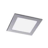 Hranatá - RED R12190 SLENDER SQ 17 zápustná černý chrom 230V LED 12W 3000K - RED - DESIGN RENDL