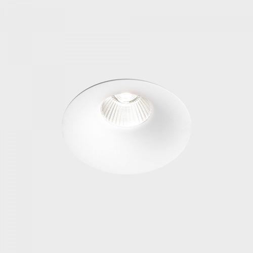 Kruhová - KHL K50150.02.RF.WH-WH.38.ST.8.27.PU LUXO zapuštěné svítidlo s rámečkem bílá 12W 2700K Push - KOHL-Lighting - foto 1