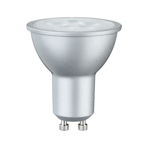 GU10/GZ10 - P 28976 Standard 230V LED reflektor GU10 1ks-sada 6,5W 2700K hliník - PAULMANN - foto 1