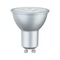 GU10/GZ10 - P 28976 Standard 230V LED reflektor GU10 1ks-sada 6,5W 2700K hliník - PAULMANN