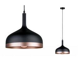 Kónická - P 79629 Závěsné svítidlo Neordic Embla černá / měď - PAULMANN