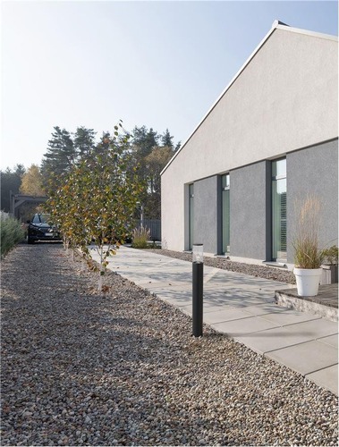 Sloupková - NV 9060183 Venkovní sloupkové svítidlo ZOSIA tmavě šedý hliník a čirý akrylový difuzor E27 1x12W 220-240V bez žárovky IP65 - NOVA LUCE - foto 1